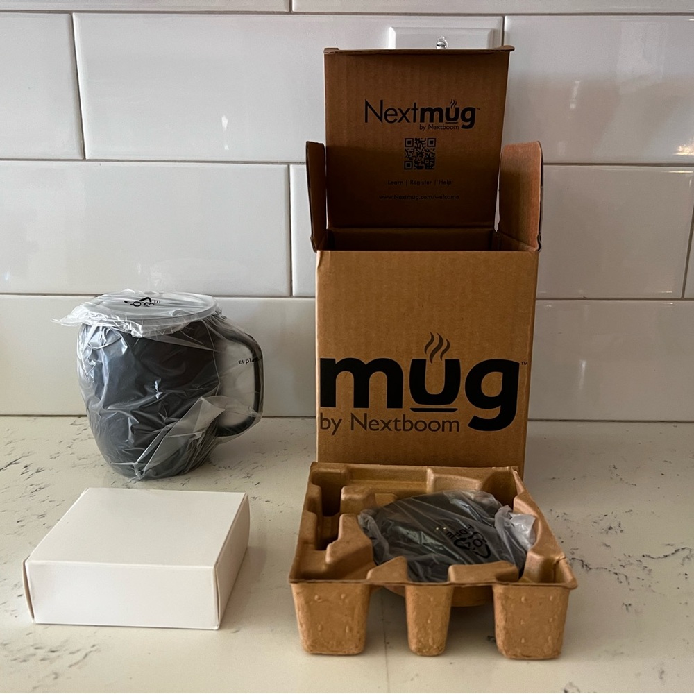 Never used- Nextmug - Black (14 Oz)